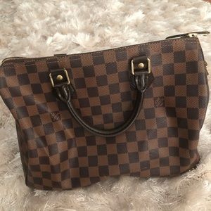 Authentic Louis Vuitton Speedy 30 Damier